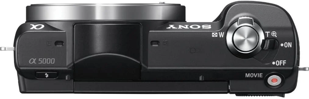 دوربین دیجیتال بدون آینه سونی آلفا A5000 ILCE5000/B با حسگر 20.1 مگاپیکسل (فقط بدنه - مشکی)