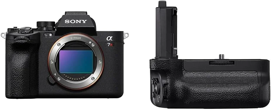 دوربین عکاسی فول فریم بدون آینه Sony Alpha 7R V به همراه گریپ عمودی برای Sony Alpha 7R IV - VG-C4EM