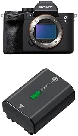 مجموعه دوربین بدون آینه فول فریم Sony New Alpha 7S III به همراه بسته باتری قابل شارژ Sony NPFZ100 Z-Series برای دوربین های دیجیتال Alpha A7 III, A7R III, A9 - مشکی