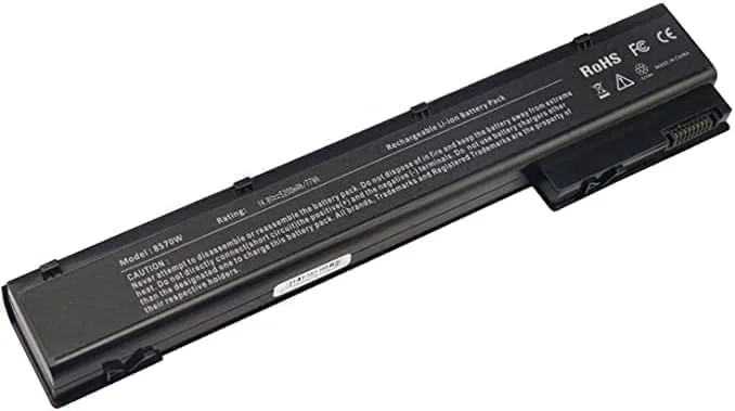باتری جایگزین لپ تاپ برای ایستگاه کاری موبایل HP EliteBook 8560W, 8570W, 8760W, 8770W
