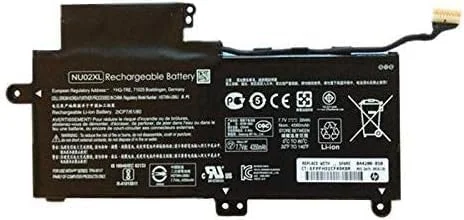 باتری لپ تاپ جایگزین جدید 7.7 ولت 35 وات NU02XL سازگار با تبلت های سری HP NU02XL HSTNN-UB6U TPN-W117 843535-541
