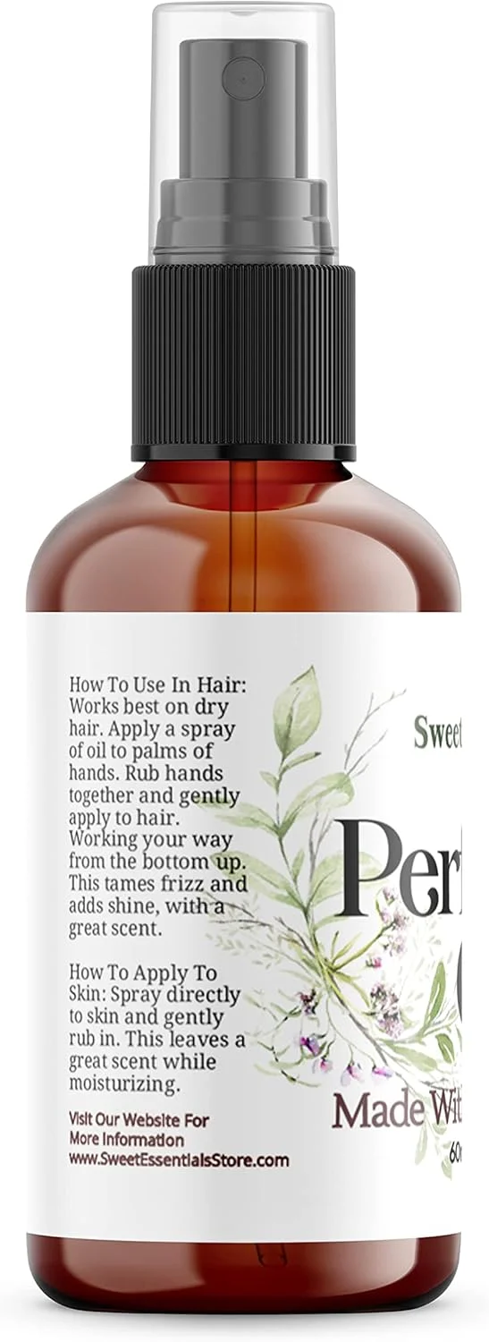 اسانس یاس و وانیل Sweet Essentials - روغن عطر - 60 میلی لیتر ساخته شده با روغن های ارگانیک - روغن عطر اسپری - بدون الکل و مواد نگهدارنده