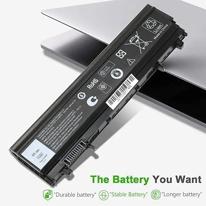 باتری جایگزین مدل‌های F49WX NVWGM 0K8HC 1N9C0 7W6K0 CXF66 WGCW6 451-BBID 451-BBIE 451-BBIF مناسب برای //D.ell' E5540 E5440 0M7T5F