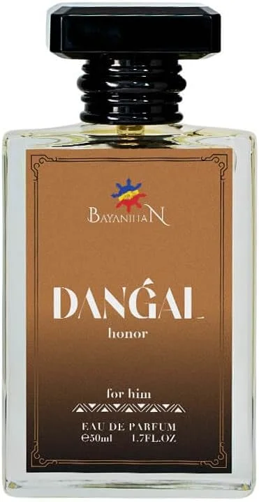 ادکلن مردانه BAYANIHAN Dangal Honor، ۵۰ میلی لیتر، رایحه گرم و تند با نت های هل، تافی، چوب عنبر و وتیور