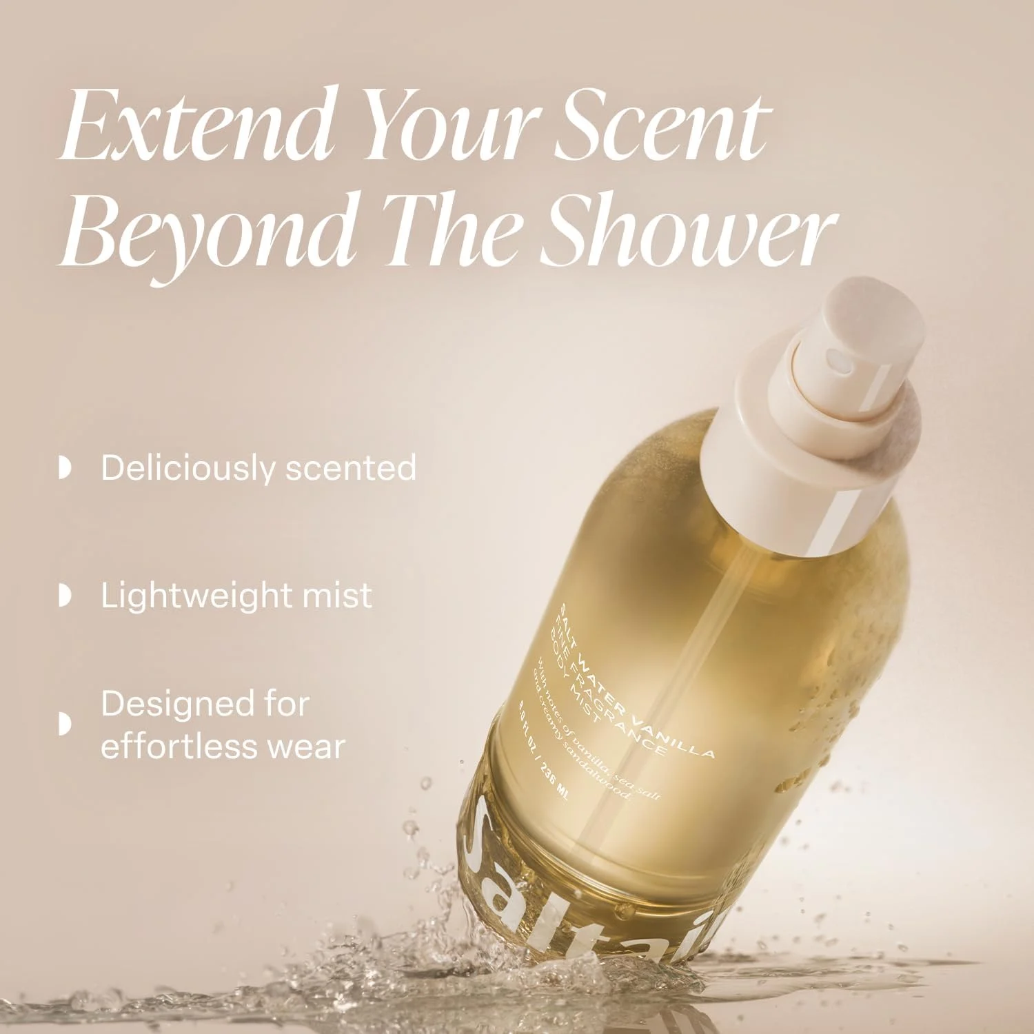 اسپری بدن سالتایر 2 عددی - عطر خوشبو، اسپری بدن سبک با رایحه وانیل آب شور. اسپری عطر ماندگار. 2 بطری 236 میلی لیتری اسپری بدن سالتایر 2 عددی - عطر خوشبو، اسپری بدن سبک با رایحه وانیل آب شور. اسپری عطر ماندگار. 2 بطری 236 میلی لیتری