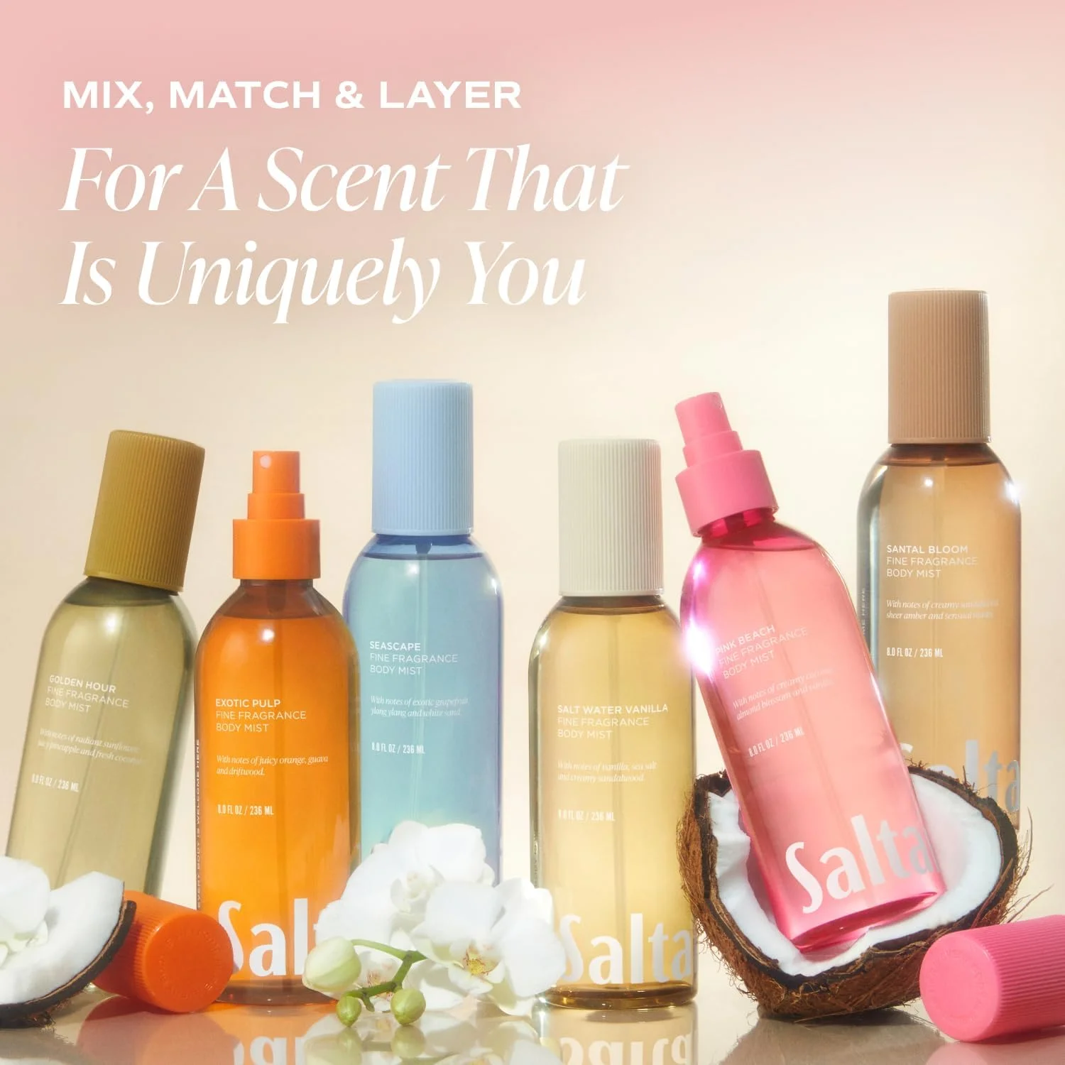 اسپری بدن سالتایر 2 عددی - عطر خوشبو، اسپری بدن سبک با رایحه وانیل آب شور. اسپری عطر ماندگار. 2 بطری 236 میلی لیتری اسپری بدن سالتایر 2 عددی - عطر خوشبو، اسپری بدن سبک با رایحه وانیل آب شور. اسپری عطر ماندگار. 2 بطری 236 میلی لیتری