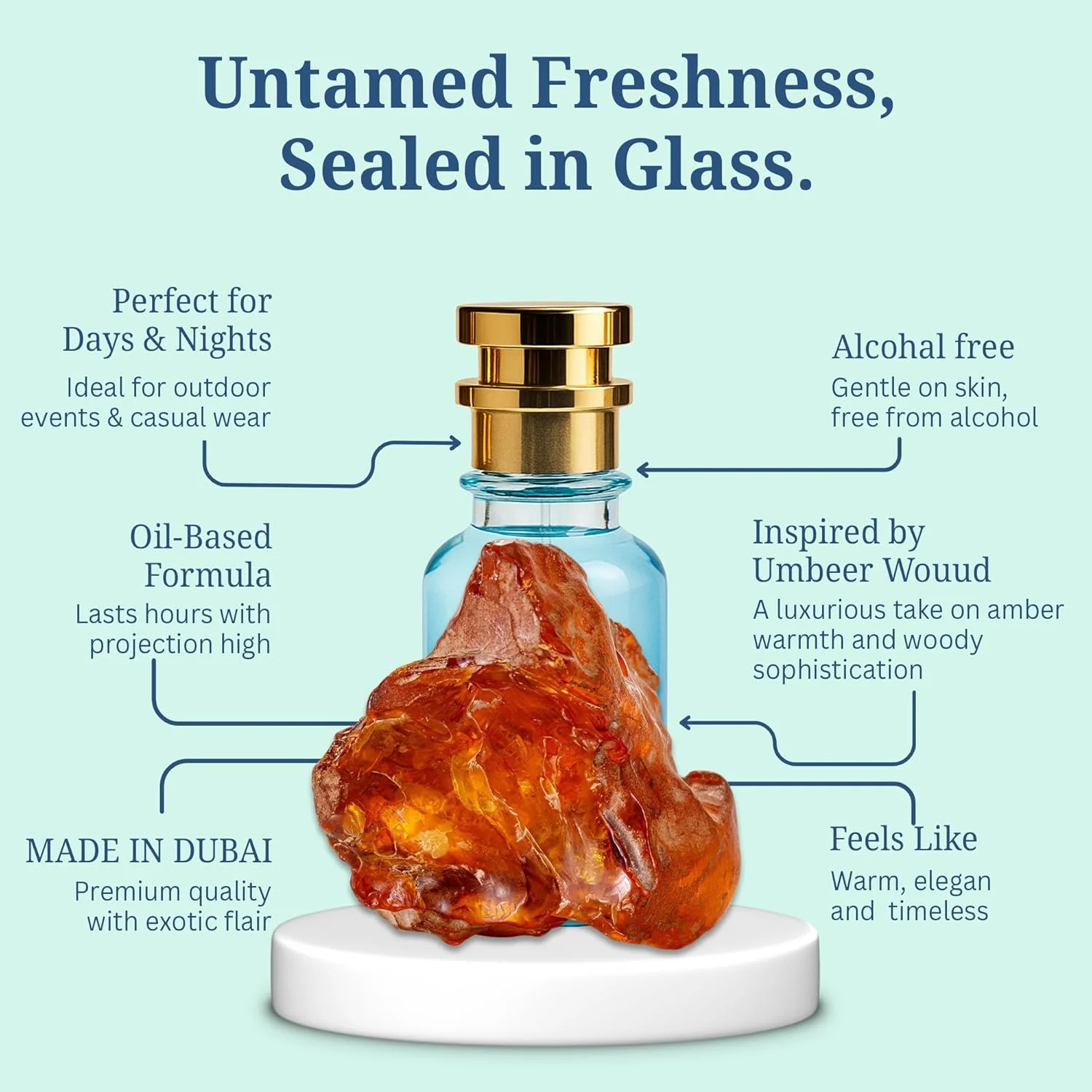 عطر روغنی برای زنان و مردان – رایحه ای از آمبر وود – عطر روغنی گرم کهربایی چوبی با هل، سدر و نعناع هندی – رایحه بدون الکل ماندگار و مناسب برای هر دو جنس (100 میلی لیتر) عطر روغنی برای زنان و مردان – رایحه ای از آمبر وود – عطر روغنی گرم کهربایی چوبی با هل، سدر و نعناع هندی – رایحه بدون الکل ماندگار و مناسب برای هر دو جنس (100 میلی لیتر)