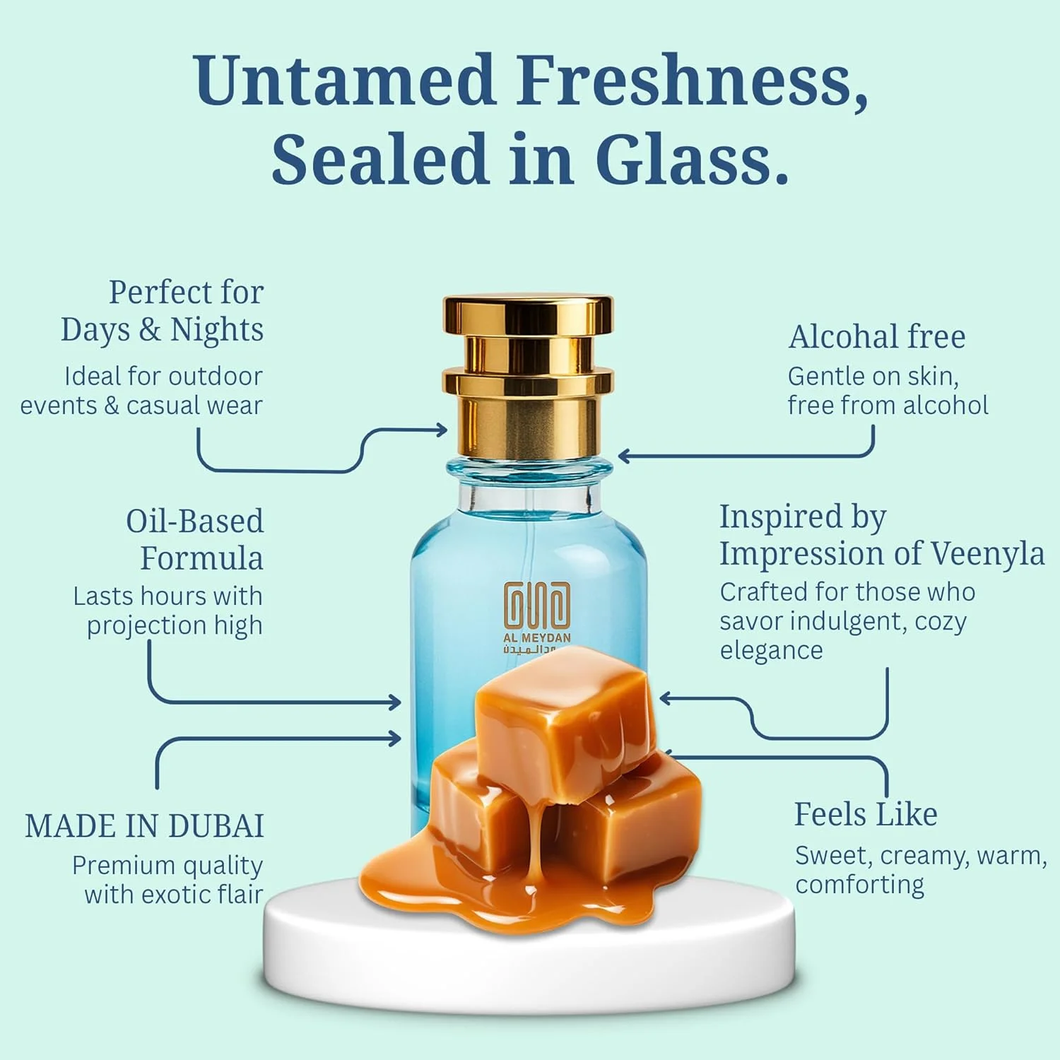 عطر روغنی برای زنان و مردان – رایحه وانیل – عطر روغنی گرم و شیرین با اسانس وانیل خالص – رایحه ماندگار بدون الکل مناسب برای هر دو جنس (80 میلی لیتر)