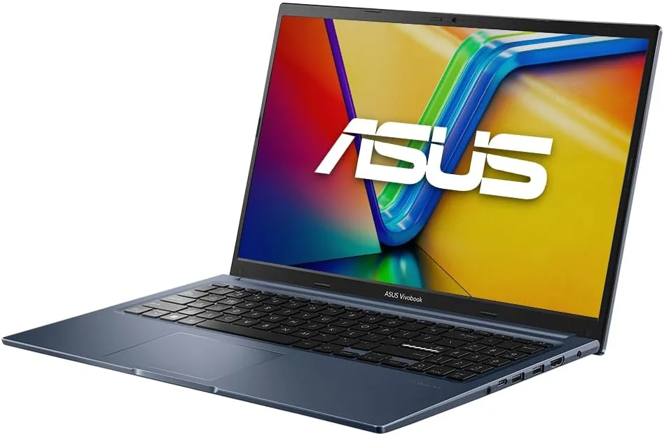 لپ تاپ ASUS Vivobook 15 X1502VA-NJ1303 با پردازنده Intel Core i5-13420H، صفحه نمایش 15.6 اینچی FHD، رم 16 گیگابایتی، حافظه SSD 512 گیگابایتی، گرافیک Intel UHD، کیبورد با نور پس زمینه، و Windows 11 به همراه Office Home 2024، رنگ آبی آرام