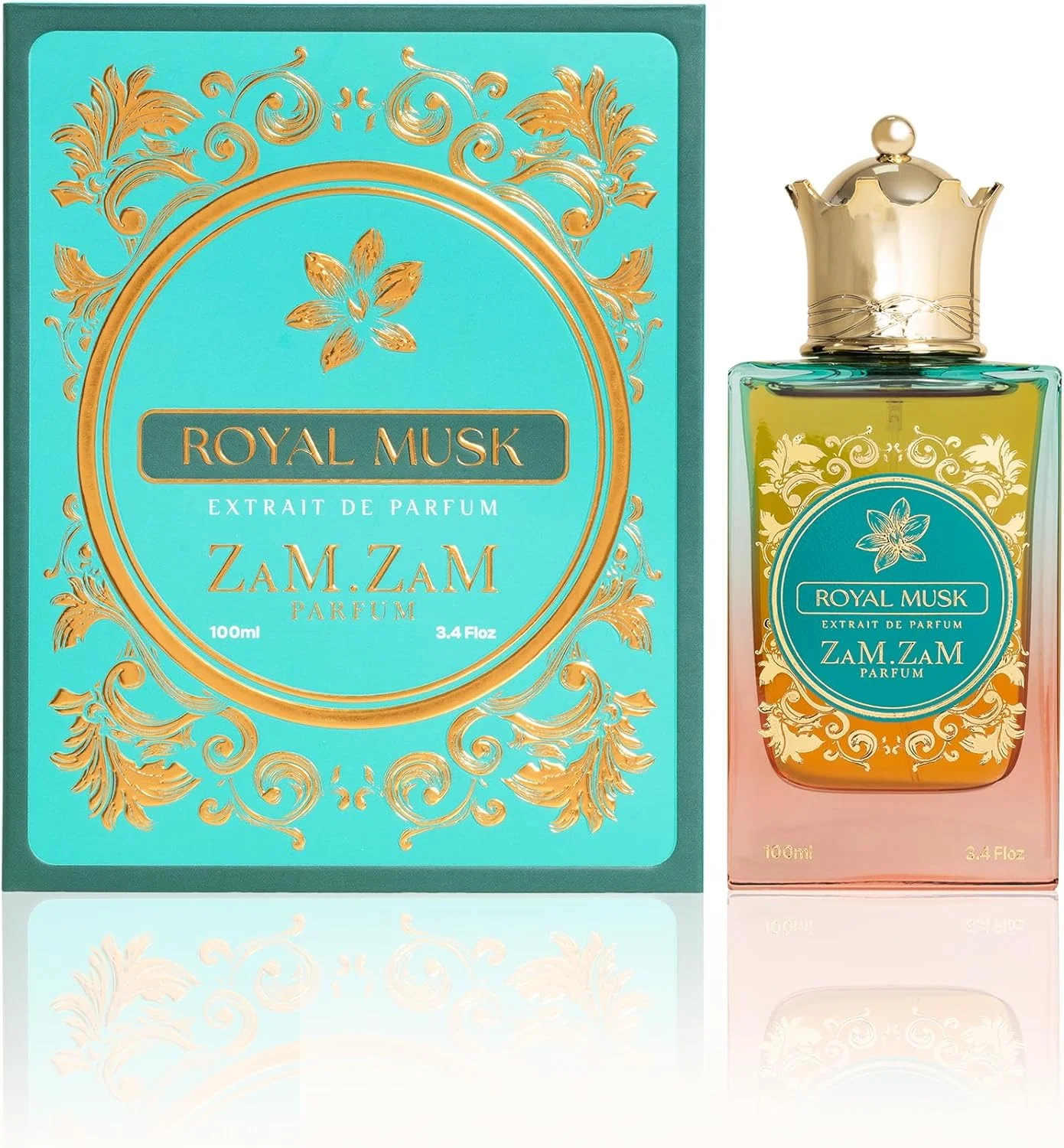 رویال مشک ۱۰۰ میلی‌لیتر عطر یونیسکس – ترکیبی فریبنده از ترنج، یلانگ یلانگ و فلفل با یاس ظریف، گل برف و ریشه زنبق، مشک گرم و موم زنبور عسل – ماندگاری طولانی