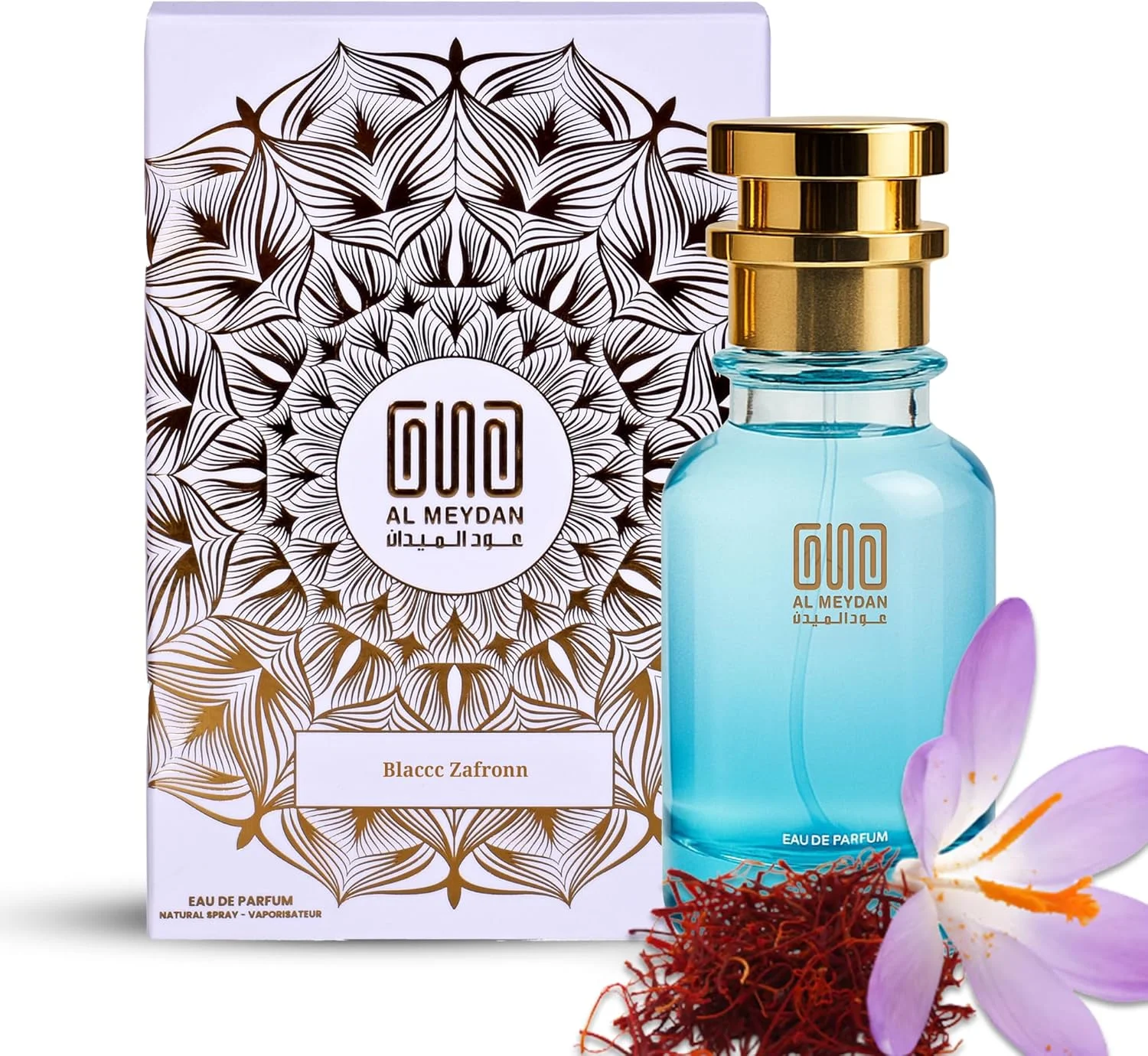 عطر روغنی زنانه – رایحه ای از Zafronn – عطر روغنی بدون الکل با زعفران، بنفشه، چرم و تمشک – رایحه گرم، گلی و چوبی ماندگار (100 میلی لیتر)