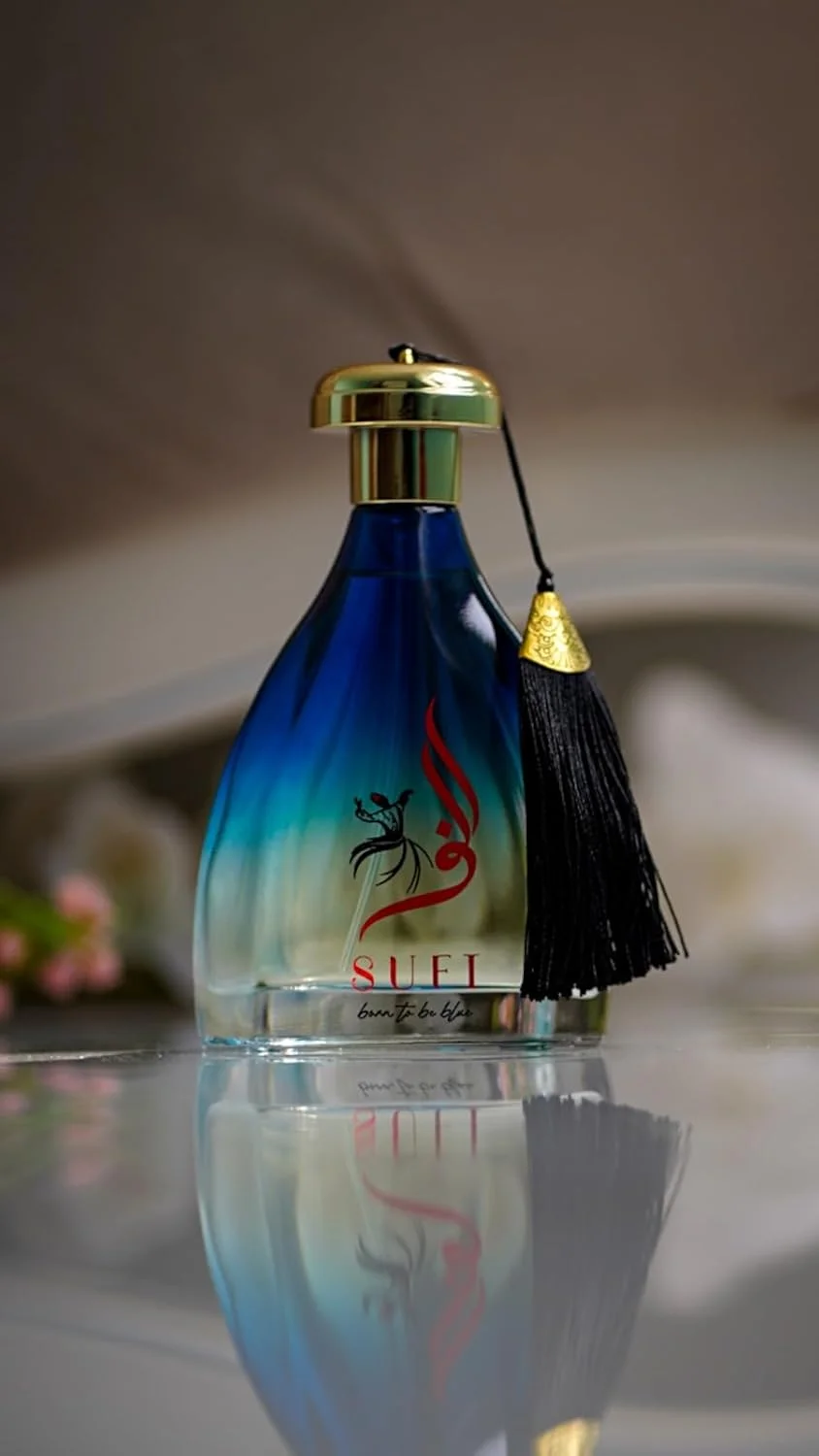 ادکلن مردانه و زنانه بلو صوفی - 100 میل، عطر مرکباتی، چوبی و مشک با رایحه های گرم و تند، ماندگاری طولانی