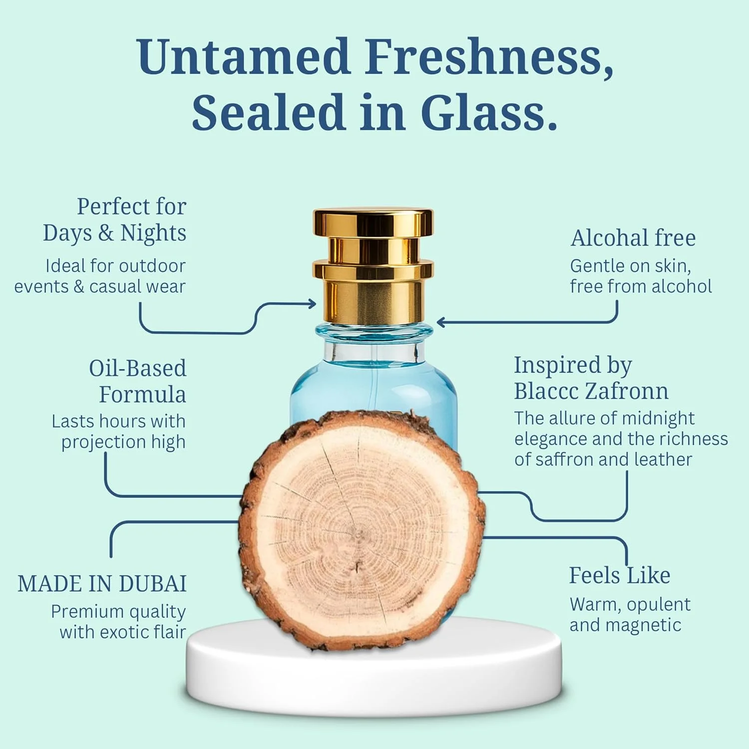 عطر روغنی زنانه – رایحه ای از Zafronn – عطر روغنی بدون الکل با زعفران، بنفشه، چرم و تمشک – رایحه گرم، گلی و چوبی ماندگار (100 میلی لیتر) عطر روغنی زنانه – رایحه ای از Zafronn – عطر روغنی بدون الکل با زعفران، بنفشه، چرم و تمشک – رایحه گرم، گلی و چوبی ماندگار (100 میلی لیتر)