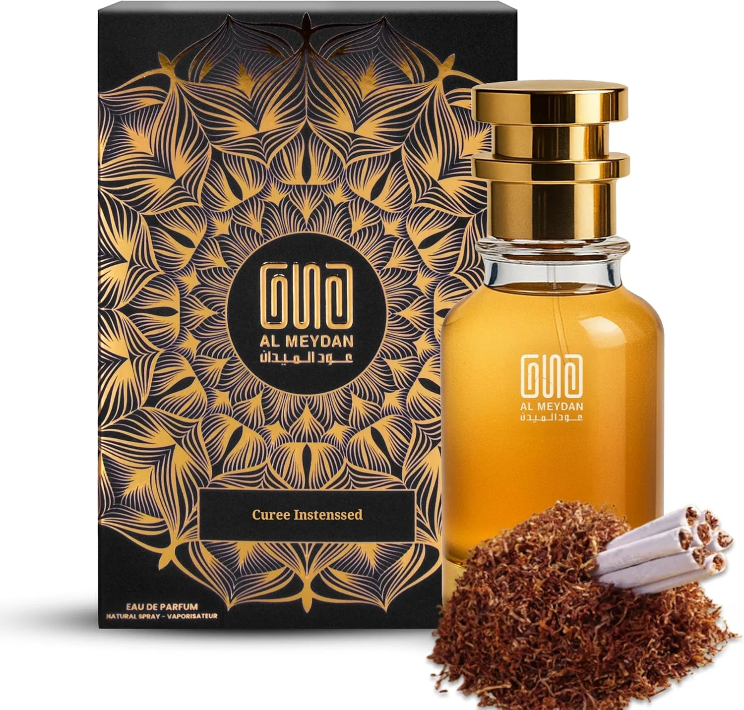 عطر روغنی زنانه و مردانه – الهام گرفته از Curee Instenssed – روغن عطر چرم و تنباکو بدون الکل – رایحه گرم و ماندگار یونیسکس (100 میلی لیتر)