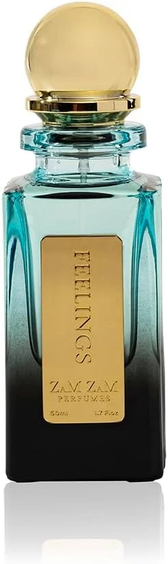 عطر احساس زمزم 50 میلی لیتر ادو پرفیوم унисекс – رایحه تازه مرکباتی دریایی با ترنج، لیمو، کالون، آمبروکسان، سدر و مشک – عطر ماندگار و ظریف برای آقایان و بانوان