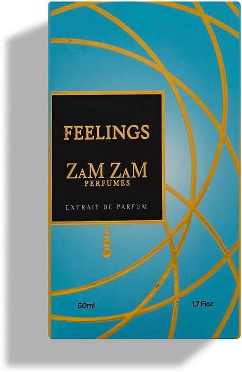 عطر احساس زمزم 50 میلی لیتر ادو پرفیوم унисекс – رایحه تازه مرکباتی دریایی با ترنج، لیمو، کالون، آمبروکسان، سدر و مشک – عطر ماندگار و ظریف برای آقایان و بانوان