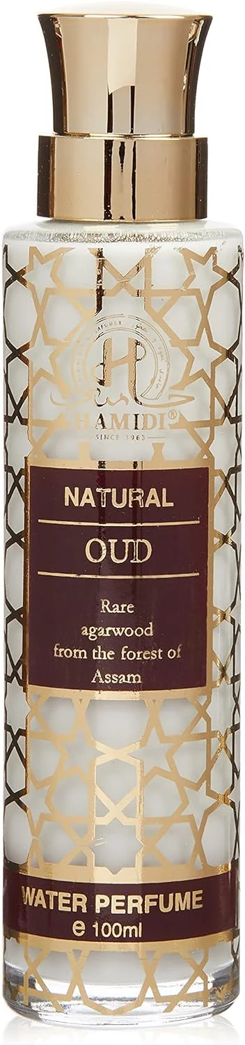 اسپری عطر آبی عود طبیعی حمیدی 100 میلی لیتر / 3.4 اونس، بدون الکل، روغن استخراج شده طبیعی (عود طبیعی)