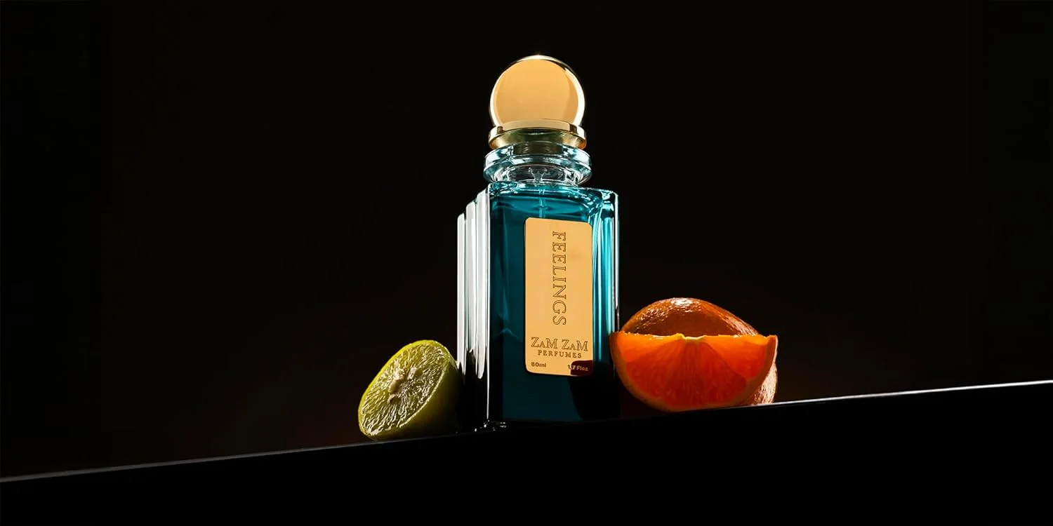 عطر احساس زمزم 50 میلی لیتر ادو پرفیوم унисекс – رایحه تازه مرکباتی دریایی با ترنج، لیمو، کالون، آمبروکسان، سدر و مشک – عطر ماندگار و ظریف برای آقایان و بانوان
