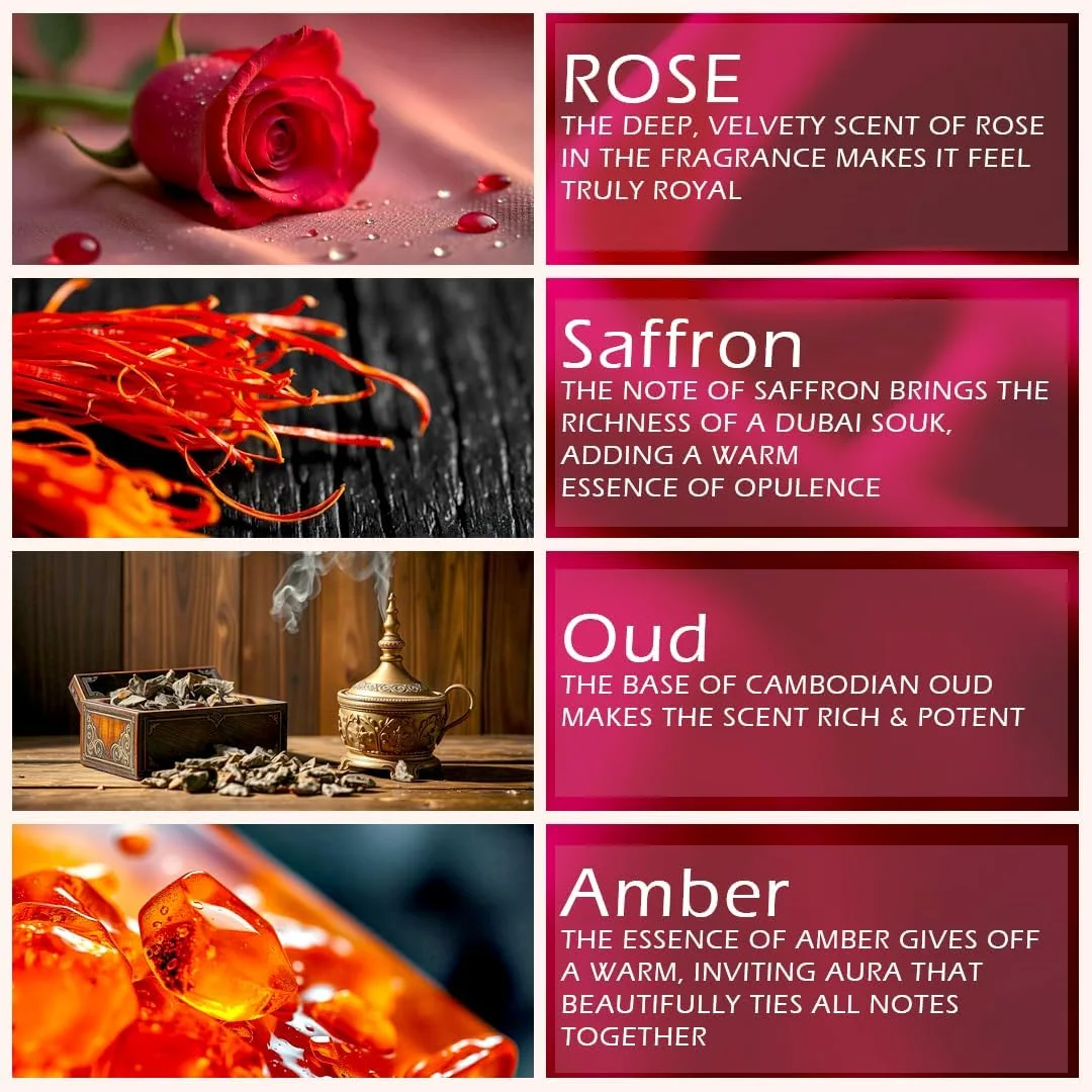 عطر روغنی رولی لوکس با رایحه دبی، رایحه گرم چوبی گلی مشک، عطر روغنی شرقی 6 میلی لیتری برای مردان و زنان، عطر روغنی با کیفیت عالی