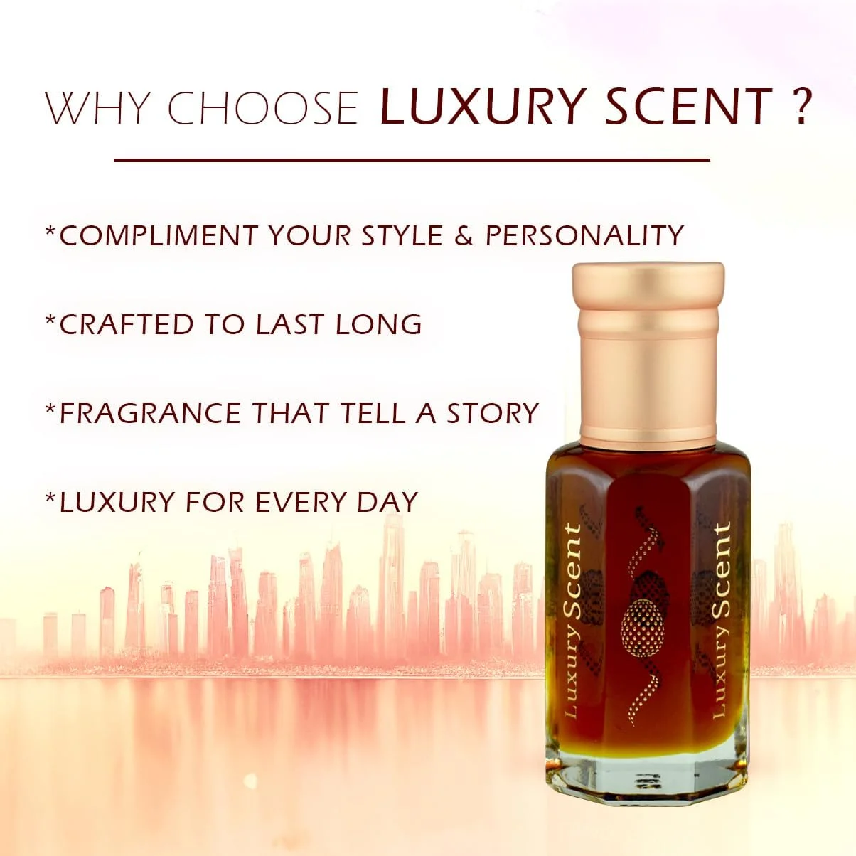 عطر روغنی رولی لوکس با رایحه دبی، رایحه گرم چوبی گلی مشک، عطر روغنی شرقی 6 میلی لیتری برای مردان و زنان، عطر روغنی با کیفیت عالی