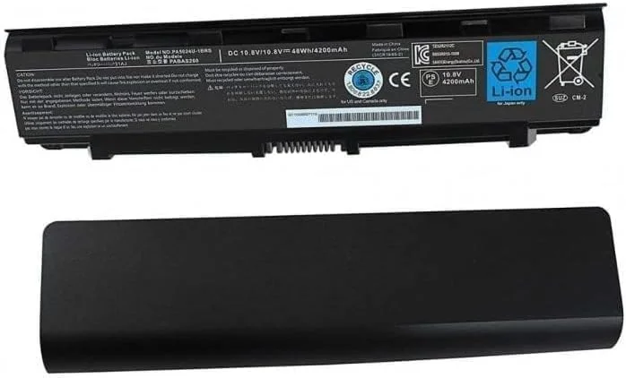 باتری لپ تاپ PA5023U-1BRS / PA5024U-1BRS | سازگار با سری های C840, C840D, C845, C850, C850D, C855, C855D و L855 – 4200mAh / 48Wh / 10.8V [باتری لیتیوم-یونی 6 سلولی]