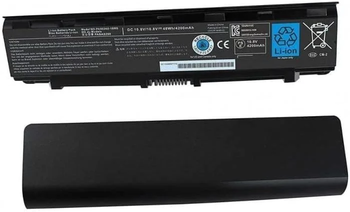 باتری جایگزین PA5023U-1BRS PA5024U-1BRS برای لپ‌تاپ‌های توشیبا ستلایت C840 C840D C845 C850 C850D C855 C855D C870 C870D C875 C875D L840 L840D L845 L850 L850D L85