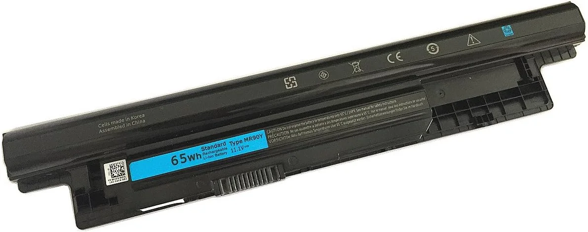 باتری لپ تاپ 65Wh XMCRD MR90Y 0MF69 سازگار با Dell Inspiron 14 15 17 17R 14-3421 15-3521 15R-N3521 17-3721 3421 3437 N5521 Latitude 14 15 3000 E3440 E3540