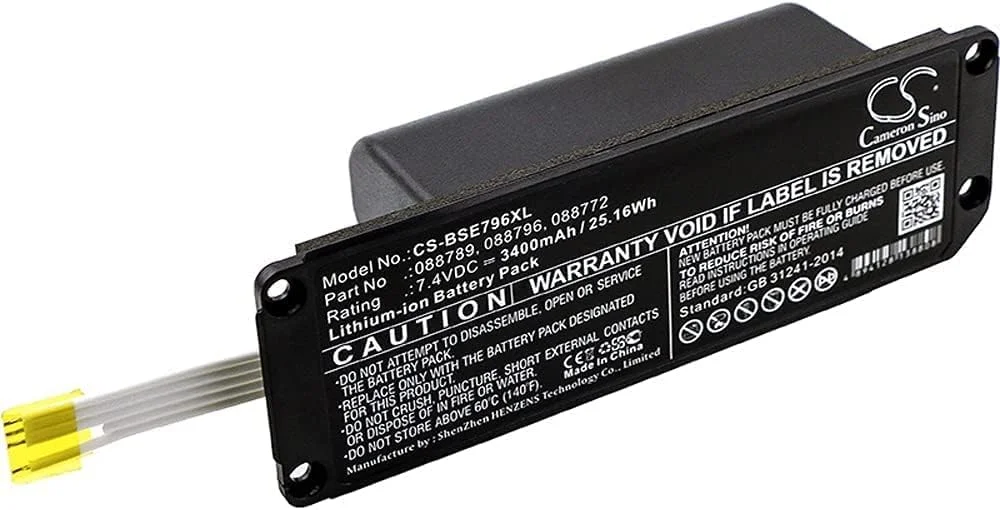 باتری لپ تاپ 7.4 ولت 3400 میلی آمپر ساعت 088772 سازگار با Bose Soundlink Mini 2، 088772، 088789، 088796. باتری لپ تاپ 7.4 ولت 3400 میلی آمپر ساعت 088772 سازگار با Bose Soundlink Mini 2، 088772، 088789، 088796.