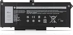 باتری لپ تاپ RJ40G برای Dell Latitude 14 5420 Latitude 15 5520 Precision 15 3560 Mobile Workstation P137G P104F P137G001 P104F001 P104F002 075X16 01K2CF WY9DX 0WK3F1 0M3KCN