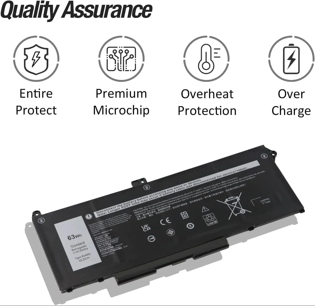 باتری لپ تاپ RJ40G برای دل Latitude 14 5420 Latitude 15 5520 Precision 15 3560 Mobile Workstation P137G P104F P137G001 P104F001 075X16 01K2CF WYYY 9DX 0WK3F1 0M3KCN باتری لپ تاپ RJ40G برای دل Latitude 14 5420 Latitude 15 5520 Precision 15 3560 Mobile Workstation P137G P104F P137G001 P104F001 075X16 01K2CF WYYY 9DX 0WK3F1 0M3KCN
