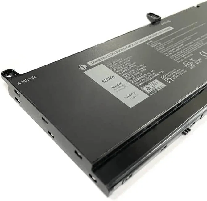 باتری جدید لپ تاپ 11.4 ولت 68 وات ساعت 68ND3 CR72X G5FJ8 J0VNR CR72X /17C06 جایگزین برای Dell Precision 7550 7560 7750 7760 Mobile Workstation.