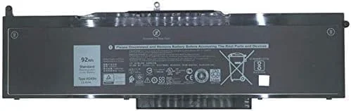 باتری لپ تاپ 11.1V 92Wh WFWKK VG93N NY5PG برای تبلت های سری DELL Precision 15 3520 5580 باتری لپ تاپ 11.1V 92Wh WFWKK VG93N NY5PG برای تبلت های سری DELL Precision 15 3520 5580