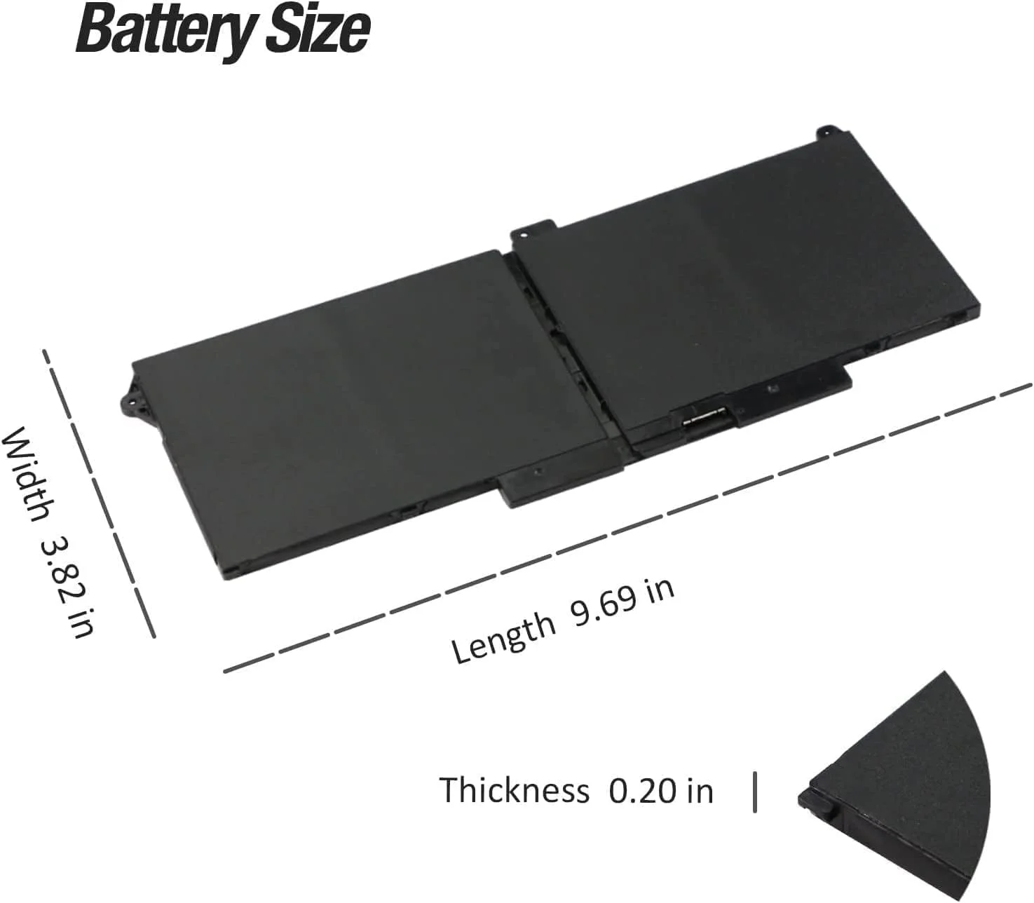 باتری لپ تاپ RJ40G برای Dell Latitude 14 5420 Latitude 15 5520 Precision 15 3560 Mobile