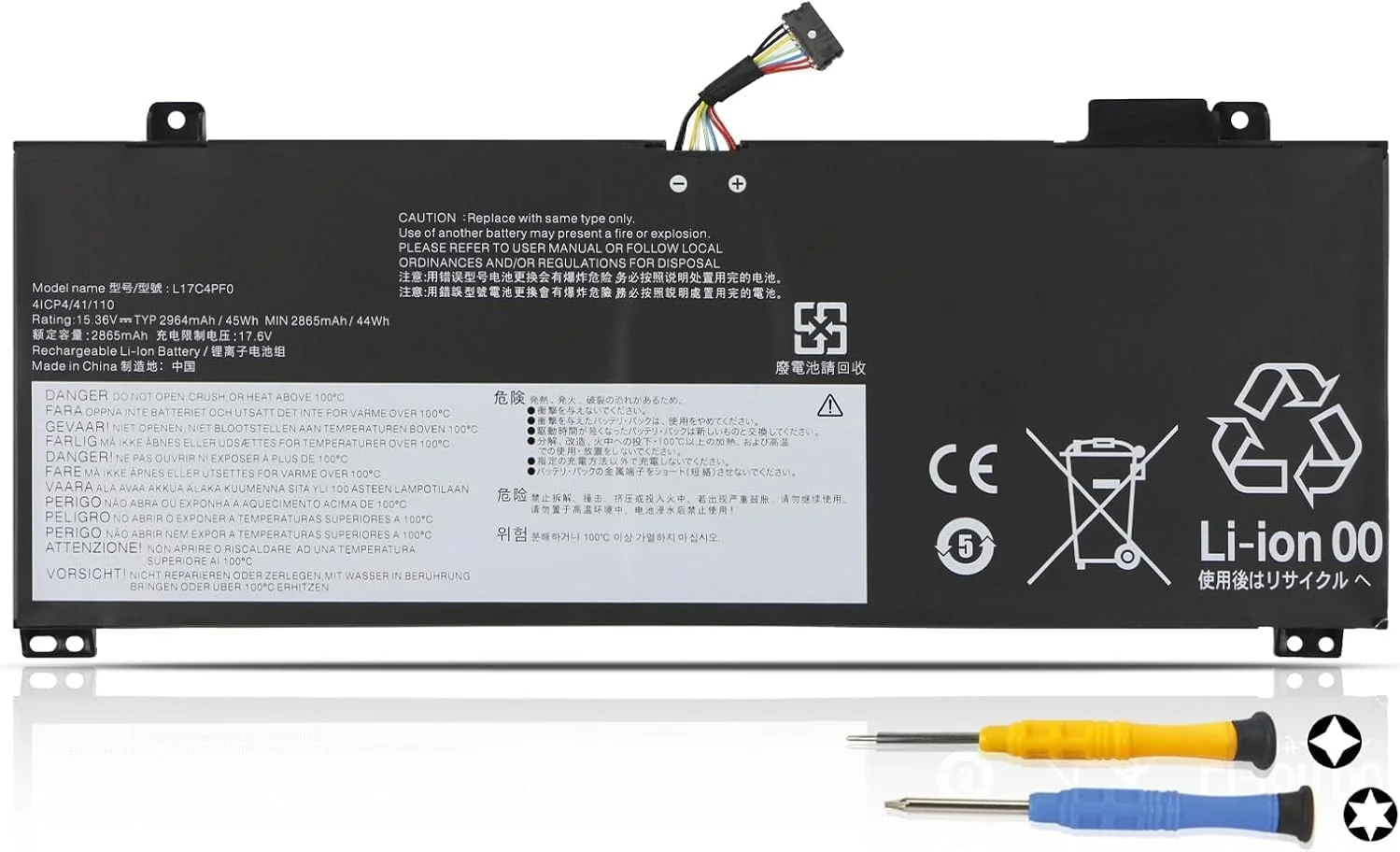 باتری لپ تاپ L17C4PF0 L17M4PF0 برای لنوو باتری لپ تاپ L17C4PF0 L17M4PF0 برای لنوو