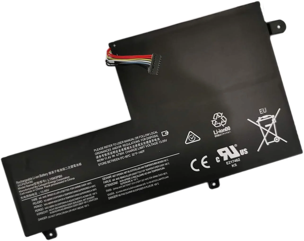 باتری لپ تاپ 11.4 ولت 47 وات ساعت مدل L15L3PB0 سازگار با سری Lenovo Flex 4-1470 باتری لپ تاپ 11.4 ولت 47 وات ساعت مدل L15L3PB0 سازگار با سری Lenovo Flex 4-1470