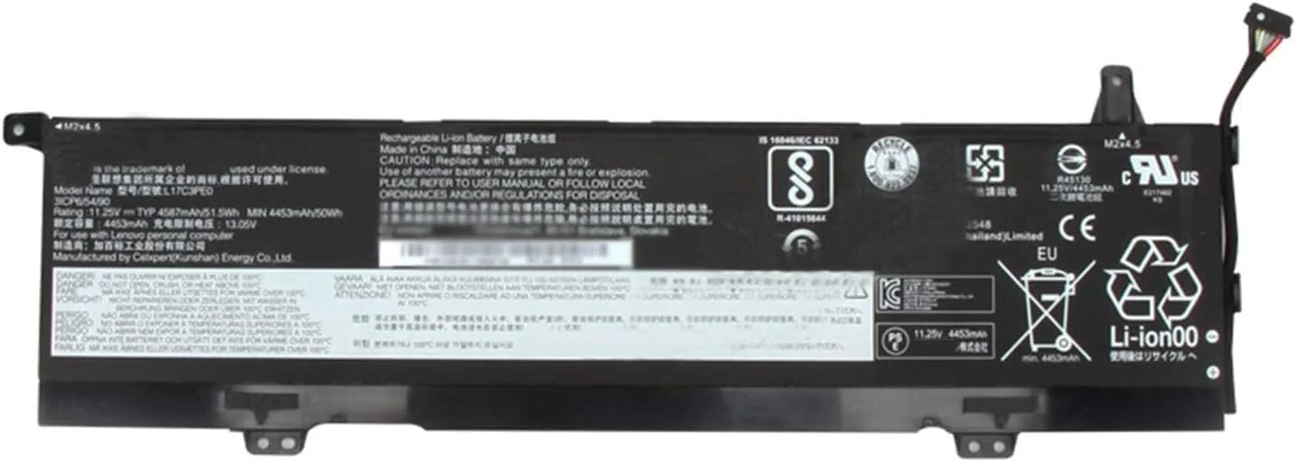 باتری جایگزین لپ تاپ مدل L17C3PE0 L17L3PE0 5B10Q39196 5B10Q39197 برای سری Len.ovo Yoga 730-15IKB 730-15IWL (11.4V 51.5Wh 4520mAh) باتری جایگزین لپ تاپ مدل L17C3PE0 L17L3PE0 5B10Q39196 5B10Q39197 برای سری Len.ovo Yoga 730-15IKB 730-15IWL (11.4V 51.5Wh 4520mAh)