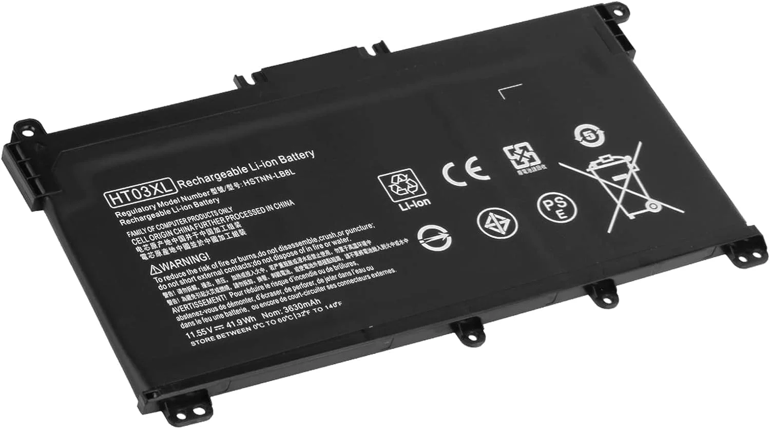 باتری جایگزین HT03XL برای لپتاپهای HP Pavilion سری 15-CS 15-CW 15-CU 15-DA 15-DB 15-DW 15-DY 15T-DA 15T-DB 15T-DQ 15-cu1xxx 15-cw1xxx 15-DA0XXX 15-db1xxx 15-dw0xxx 15t-dy100 17-by0xxx 17-ca0xxx 14m-dh0xxx باتری جایگزین HT03XL برای لپتاپهای HP Pavilion سری 15-CS 15-CW 15-CU 15-DA 15-DB 15-DW 15-DY 15T-DA 15T-DB 15T-DQ 15-cu1xxx 15-cw1xxx 15-DA0XXX 15-db1xxx 15-dw0xxx 15t-dy100 17-by0xxx 17-ca0xxx 14m-dh0xxx