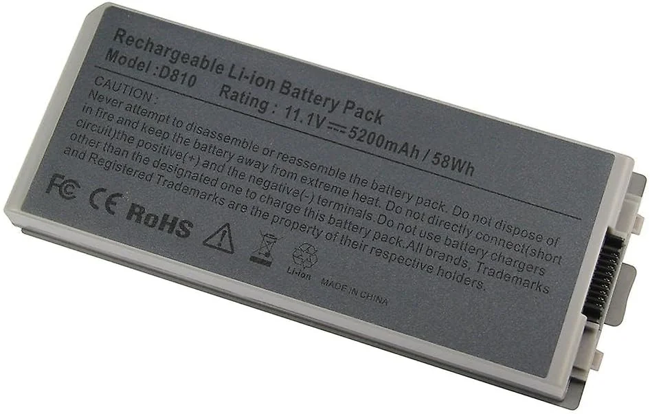 باتری قابل شارژ لپ تاپ مدل D810 لیتیوم-یونی (Li-Ion) 7200mAh 11.1V - قطعه لپ تاپ (باتری)