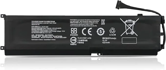 باتری لپ تاپ سازگار با 65Wh RC30-0328 برای Razer Blade 15 Base Edition 2020 2021 RTX 2060 3060 i7-10750H RZ09-0328 RZ09-0351 RZ09-03287E22-R341 RZ09-03287W22-R3W1