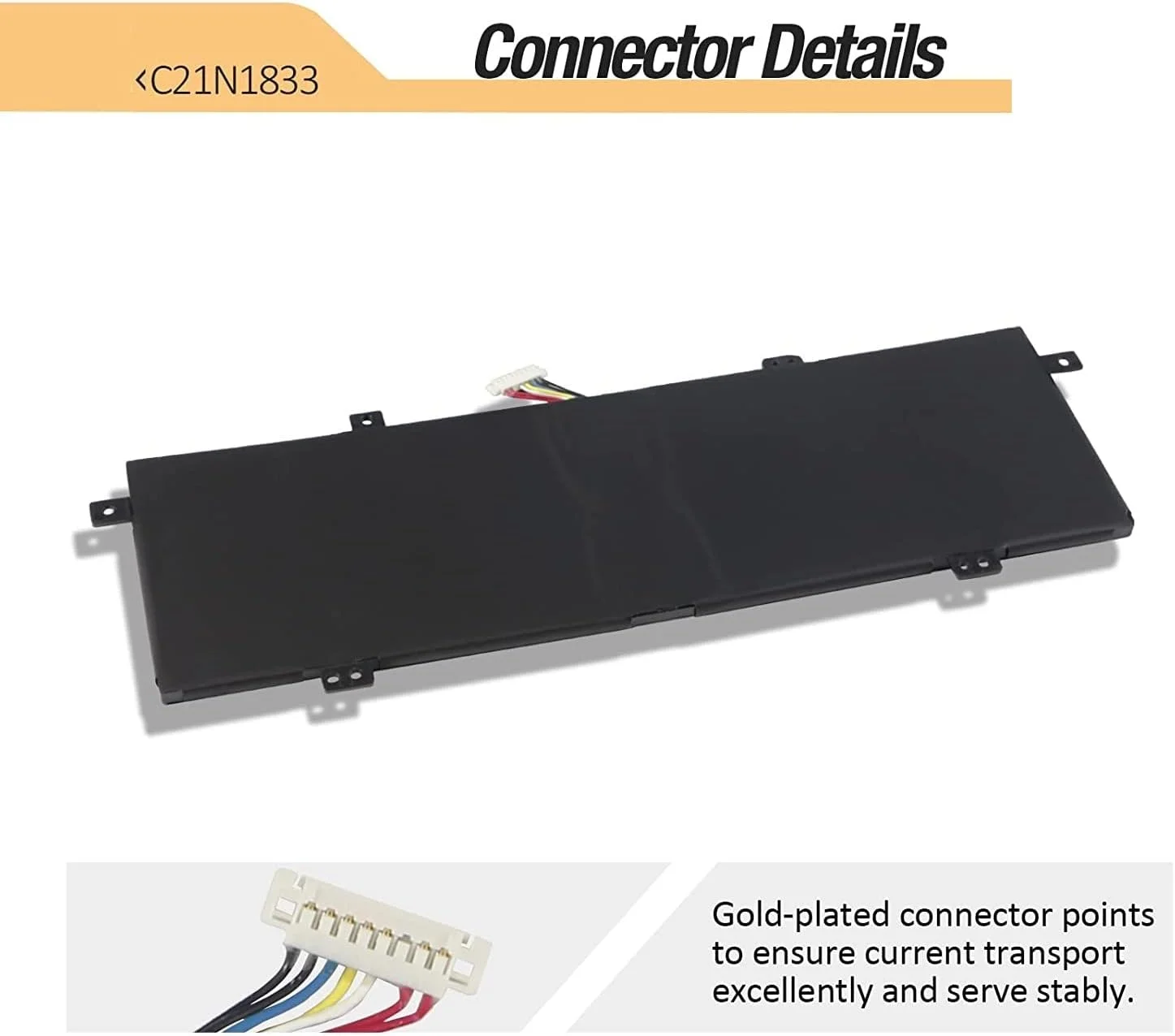 باتری لپ تاپ 7.7 ولت 47 وات C21N1833 سازگار با ایسوس ZenBook 14 UM431 UM431DA-AM020T UX431 UX431FA UX431FN UX431FL