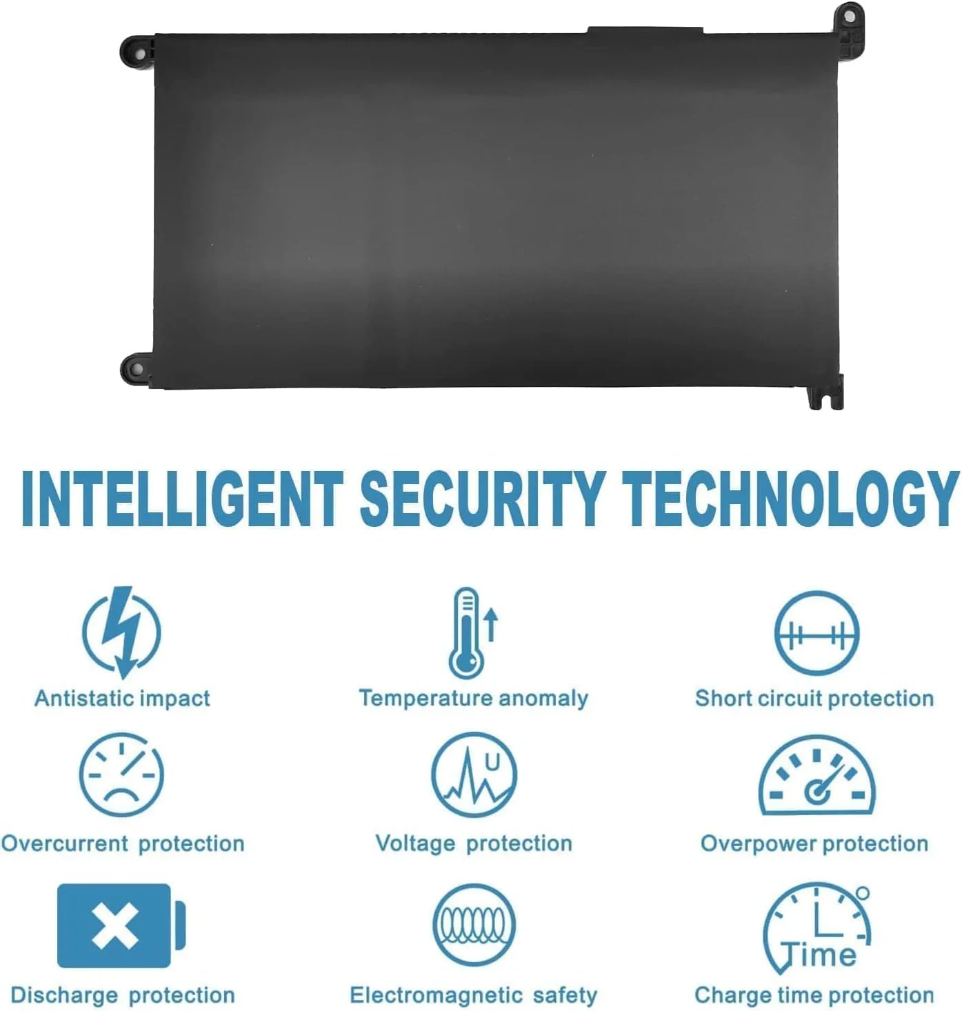 باتری YRDD6 1VX1H 42Wh مناسب برای //D.ell Inspiron 3493 3501 3582 3583 3584 3593 3793 5480 5481 5482 5485 5491 5493 5585 5590 5591 5598 7586 OYRDD6 VM732 OVM732