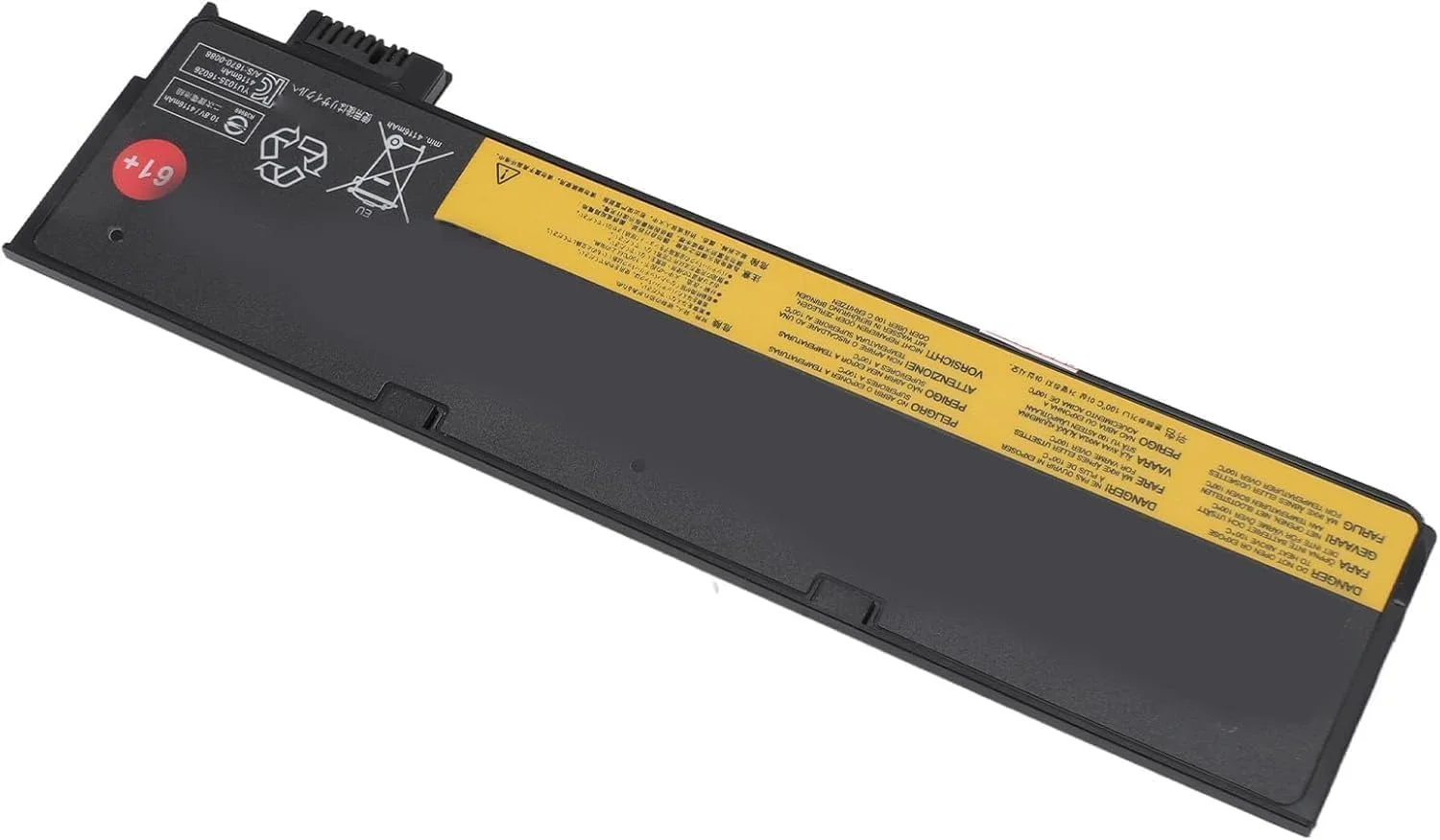 باتری جایگزین لپ تاپ BEAH SELLER برای لپ تاپ های Thinkpad T470 T480 T570 T580 P51S P52S، باتری لیتیومی 4116mah، نصب آسان، باتری 6 سلولی