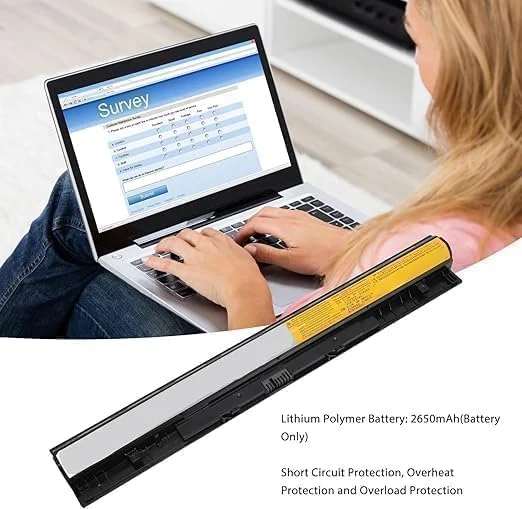 باتری، باتری جایگزین لپ تاپ برای مدل های L12M4E01 L12S4E01 L12L 4A02 G400S G500S، باتری لیتیومی 2650mAh 48Wh، باتری نوت بوک