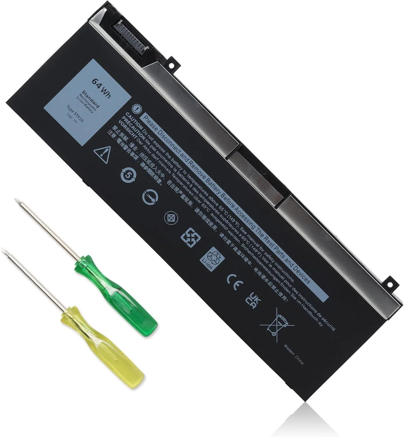 باتری لپ تاپ 64Wh 7.6V 5TF10 برای De.ll Precision 7740 7730 7540 7530 سری Mobile Workstation مدل های P34E P34E001 P34E002 P74F P74F001 P74F002 NYFJH RY3F9 0RY3FF9 0RY3F 99 7M0T6 GHXKY 05TF10 باتری لپ تاپ 64Wh 7.6V 5TF10 برای De.ll Precision 7740 7730 7540 7530 سری Mobile Workstation مدل های P34E P34E001 P34E002 P74F P74F001 P74F002 NYFJH RY3F9 0RY3FF9 0RY3F 99 7M0T6 GHXKY 05TF10