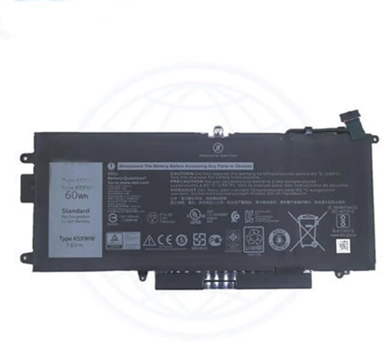 باتری سازگار با DELL Latitude 5289 7390 60WH 2-in-1 باتری K5XWW PC 60WH / 7500mAh
