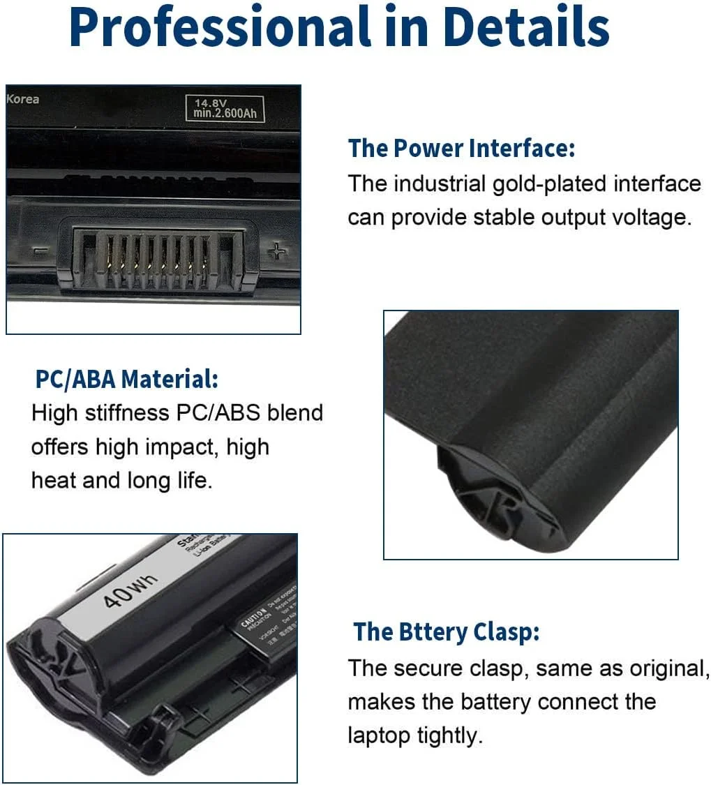 باتری 40WH M5Y1K HD4J0 سازگار با Dell Inspiron 15 3551 3552 3558 5558 5559 14 3451 3452 3458 17 5755 5756 5758 5759 INS14UD-1328W 1528B Vostro 3458 3558 GXVJ3 VN3N0 991XP M5YIK 453-BBBQ P60G باتری 40WH M5Y1K HD4J0 سازگار با Dell Inspiron 15 3551 3552 3558 5558 5559 14 3451 3452 3458 17 5755 5756 5758 5759 INS14UD-1328W 1528B Vostro 3458 3558 GXVJ3 VN3N0 991XP M5YIK 453-BBBQ P60G