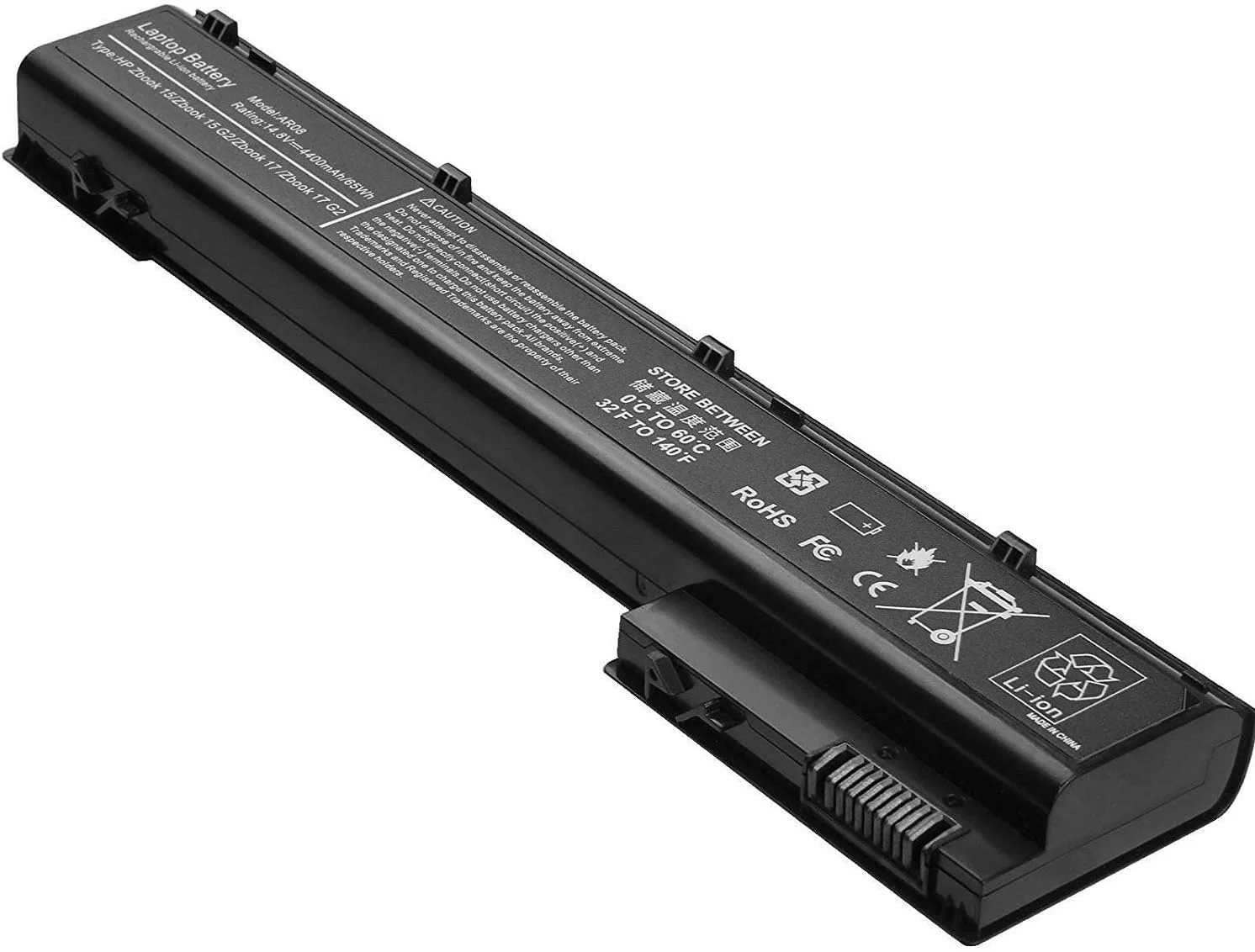 باتری جایگزین برای AR08XL AR08 HSTNN-IB4H 707615-141 707614-121 مناسب برای HP, ZBook 15, ZBook 17, Mobile Workstation 14.8V 4400mAh باتری جایگزین برای AR08XL AR08 HSTNN-IB4H 707615-141 707614-121 مناسب برای HP, ZBook 15, ZBook 17, Mobile Workstation 14.8V 4400mAh