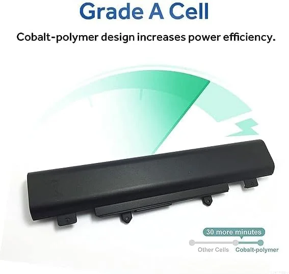 باطری جدید AL14A32 برای لپ‌تاپ‌های Acer Aspire سری E5-572 E572G E5-571 E5-531 E5-511 E5-471 E5-421 V3-472 V3-572 V3-572 V3-572G و Travelmate P246-MG P256-MG