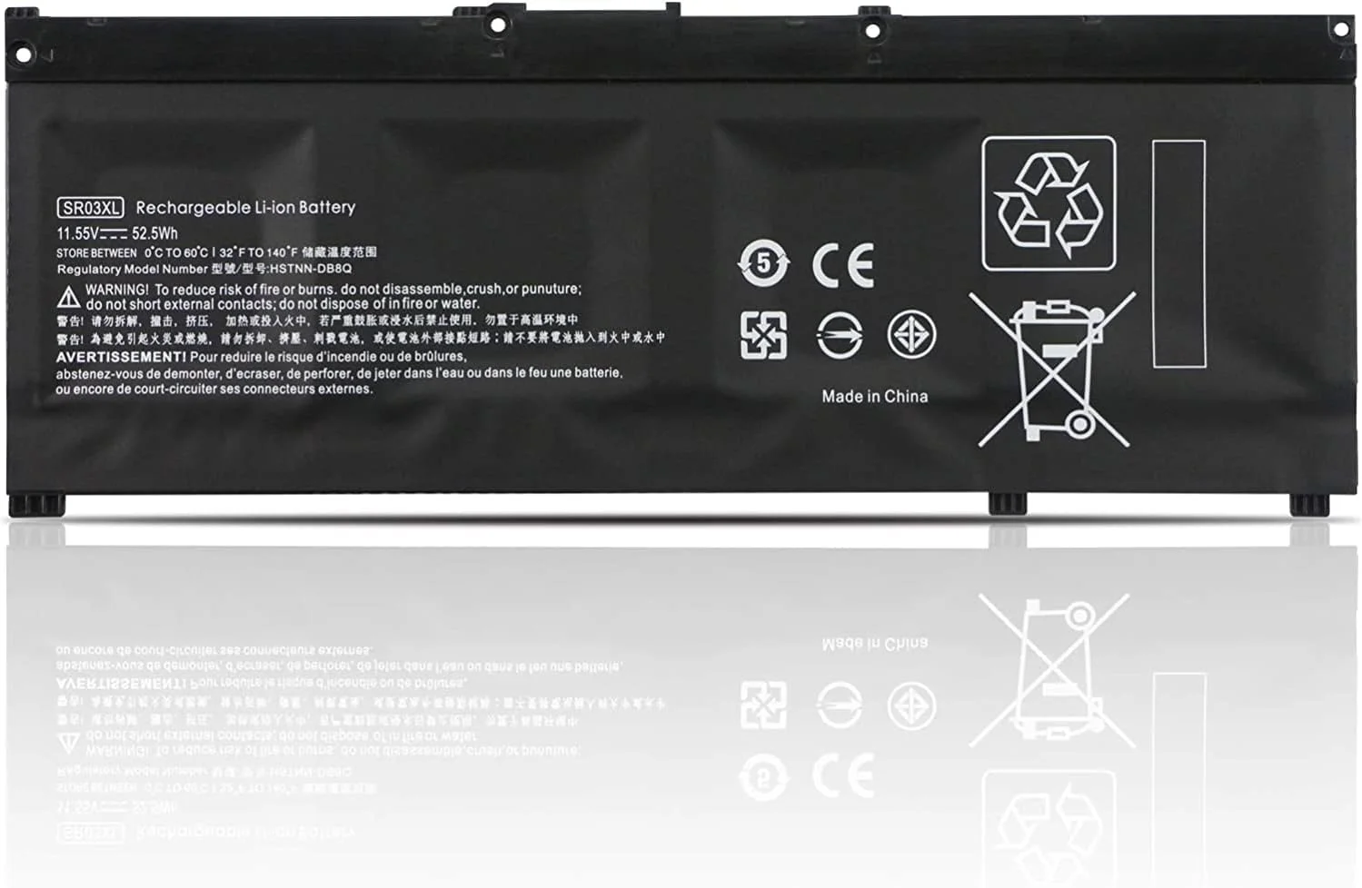 SR03XL Laptop Battery Compatible for HP ZBook 15v G5 Mobile Workstation Pavilion 15-CX 17-CD 15T-CX0000 17T-CD000 17T-CD100 15-cx0001na 15-cx0019na HSTNN-DB8Q HSTNN-IB8L L08934-2B1 TPN-Q194 SR03XL Laptop Battery Compatible for HP ZBook 15v G5 Mobile Workstation Pavilion 15-CX 17-CD 15T-CX0000 17T-CD000 17T-CD100 15-cx0001na 15-cx0019na HSTNN-DB8Q HSTNN-IB8L L08934-2B1 TPN-Q194