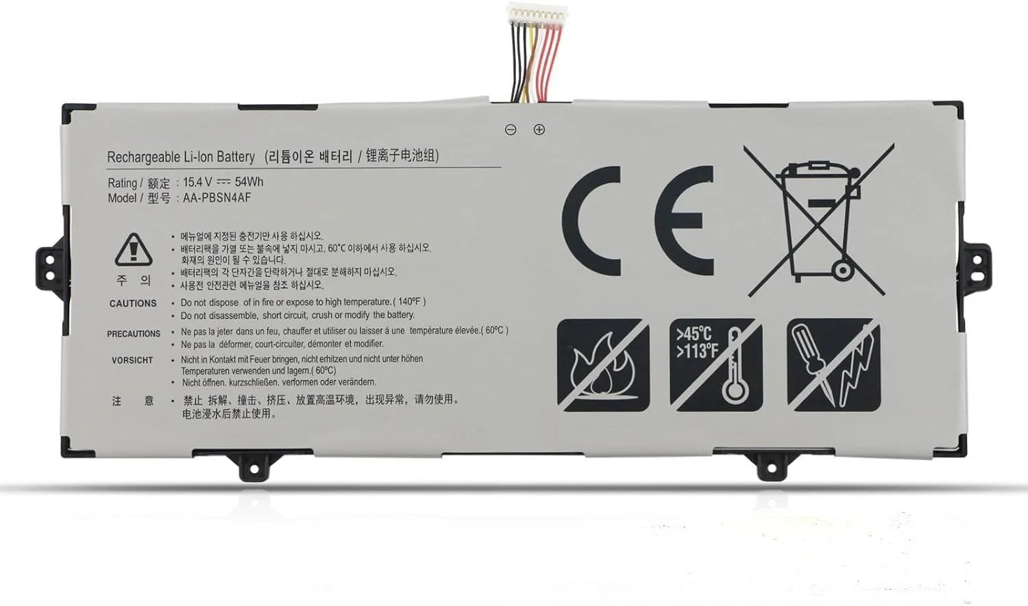 باتری لپ تاپ 15.4 ولت 54 وات AA-PBSN4AF سازگار با Samsung Galaxy Book (2021) NP750XDA NP750TDA 9 Pen 13.3 NP930SBE NT930SBE باتری لپ تاپ 15.4 ولت 54 وات AA-PBSN4AF سازگار با Samsung Galaxy Book (2021) NP750XDA NP750TDA 9 Pen 13.3 NP930SBE NT930SBE